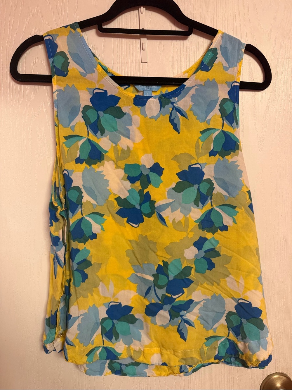 Draper James Yellow Floral Sleeveless Camisole